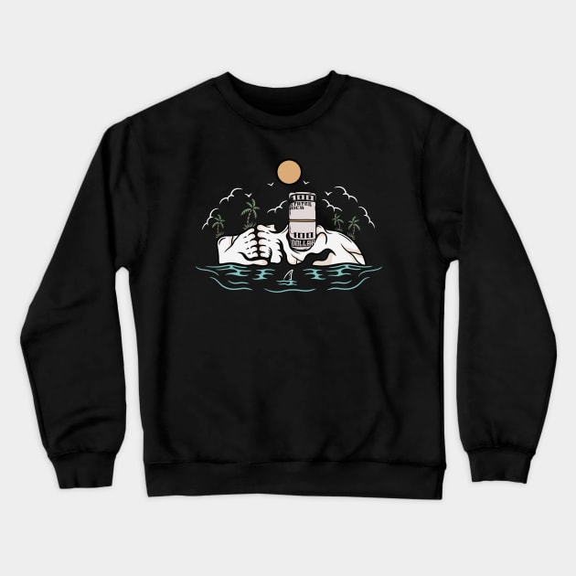 Skull money Crewneck Sweatshirt by gggraphicdesignnn